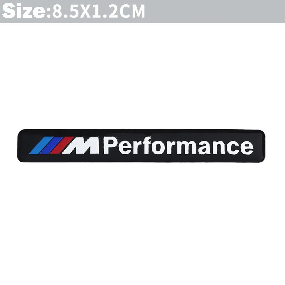 

Стайлинг автомобиля, наклейка из алюминиевого сплава для BMW M Performance F10 F30 E36 E34 E39 E87 E90 E46 X5 X6 G30 G11 F48 G01 M3 M4 M5 X5