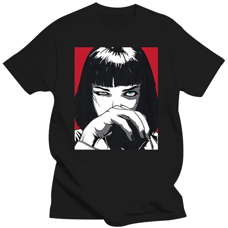 

one yona Quentin Tarantino Pulp Fiction Vintage Men/women Fashion Cotton Movie 90S T-shirt Streetwear Punk Rock Aesthetic