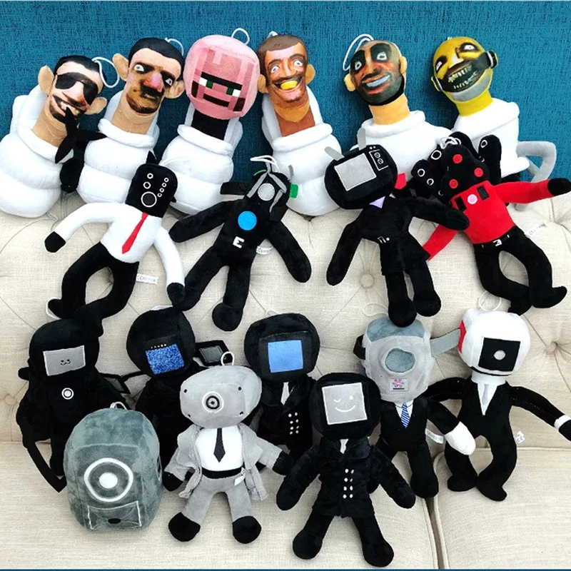 Мягкая игрушка Skibidi Toilet из плюша