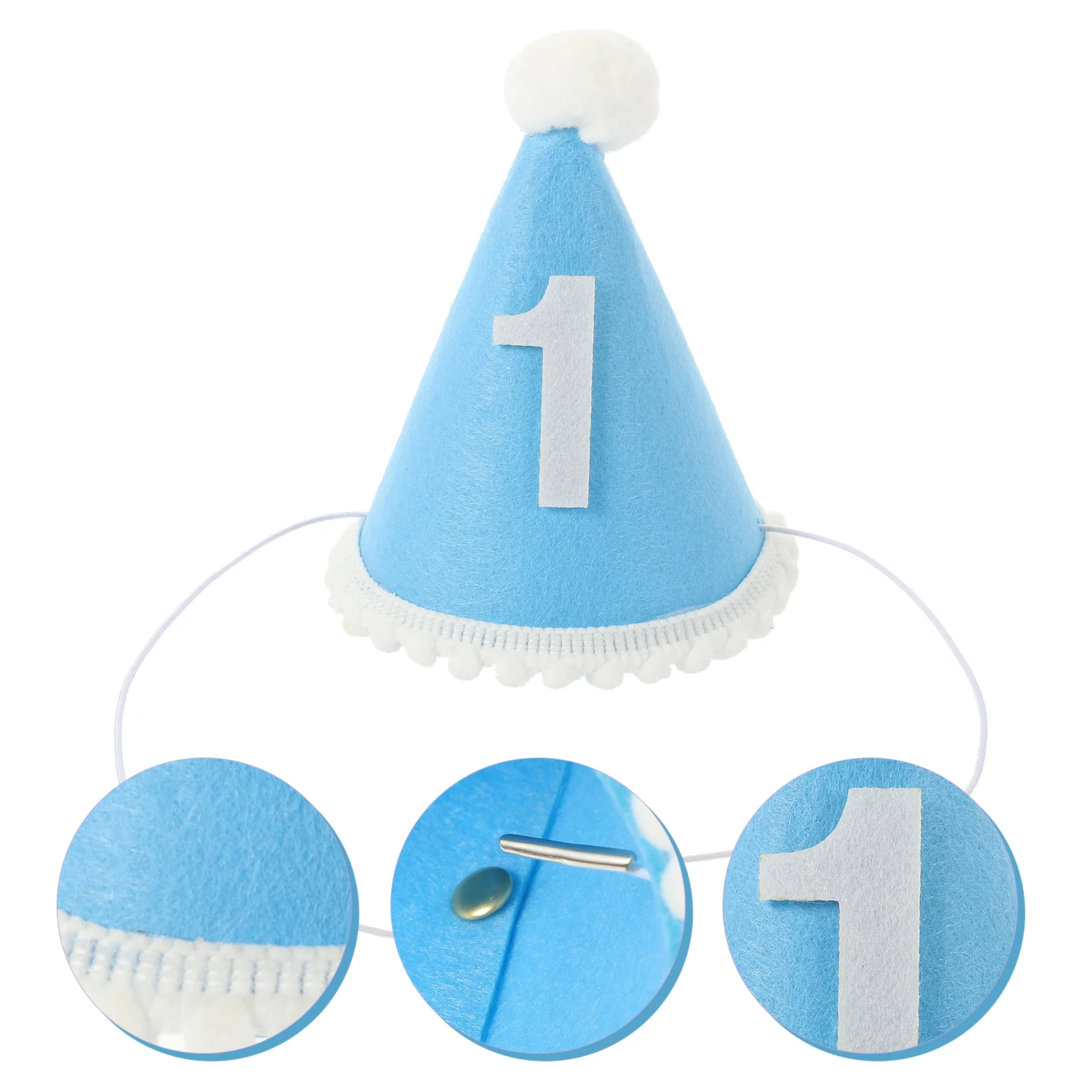 

Hair Bands 1st Birthday Hat Baby Party Boy Headband Prop First Decor Decoration Hairband Child