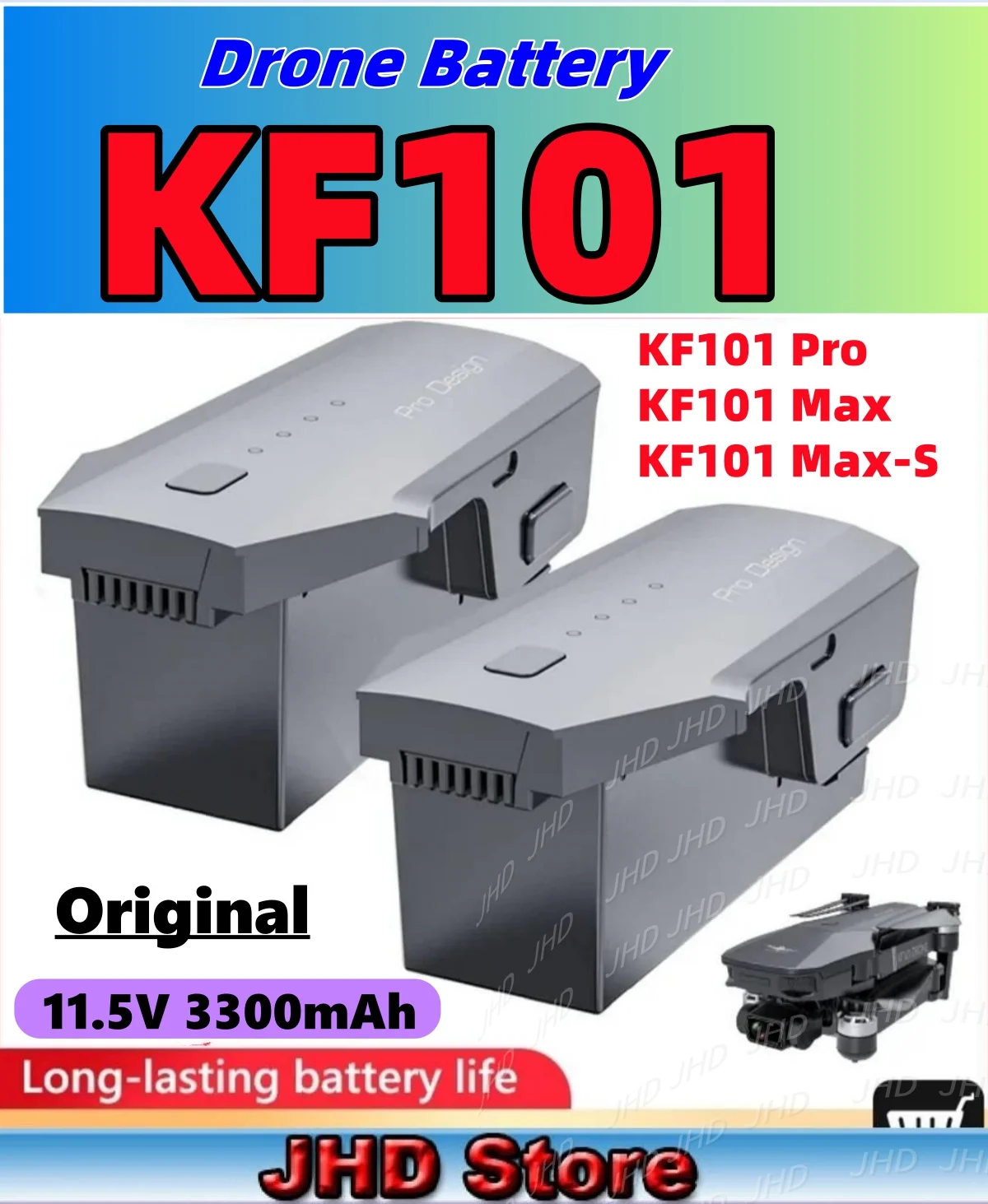 JHD KF101 MAX-S аккумулятор для дрона 11 55 В 3300 мАч оригинальный запасной KF101MAX аксессуары