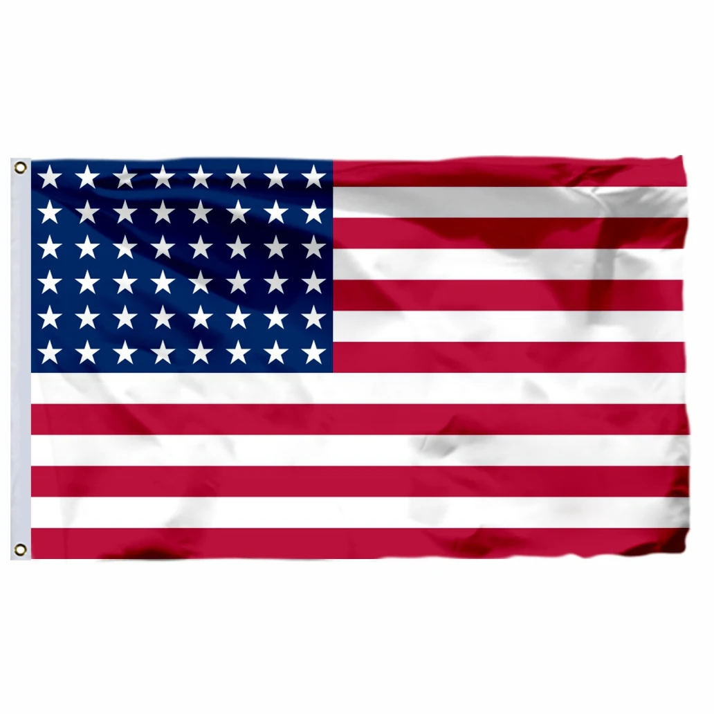 

US History Flag 48 Stars Flag 1912-1959 3x5FT 120g 100D Polyester United States Banner 2x3ft