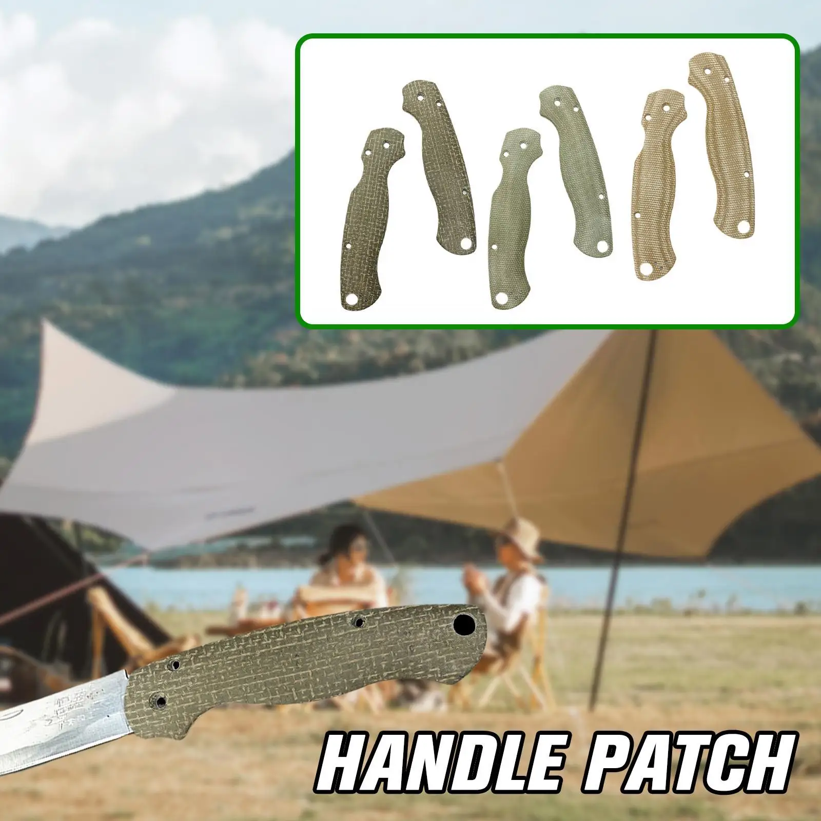 

1 пара, детали для замены полуформенных весов Spyderco 2 C81