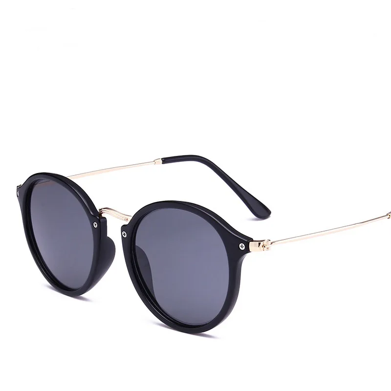 

New style classic round frame art fresh sunglasses women's new sunglasses