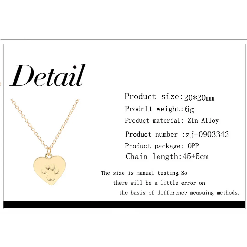 Модное ожерелье для женщин в форме сердца с собакой кулоном виде животного