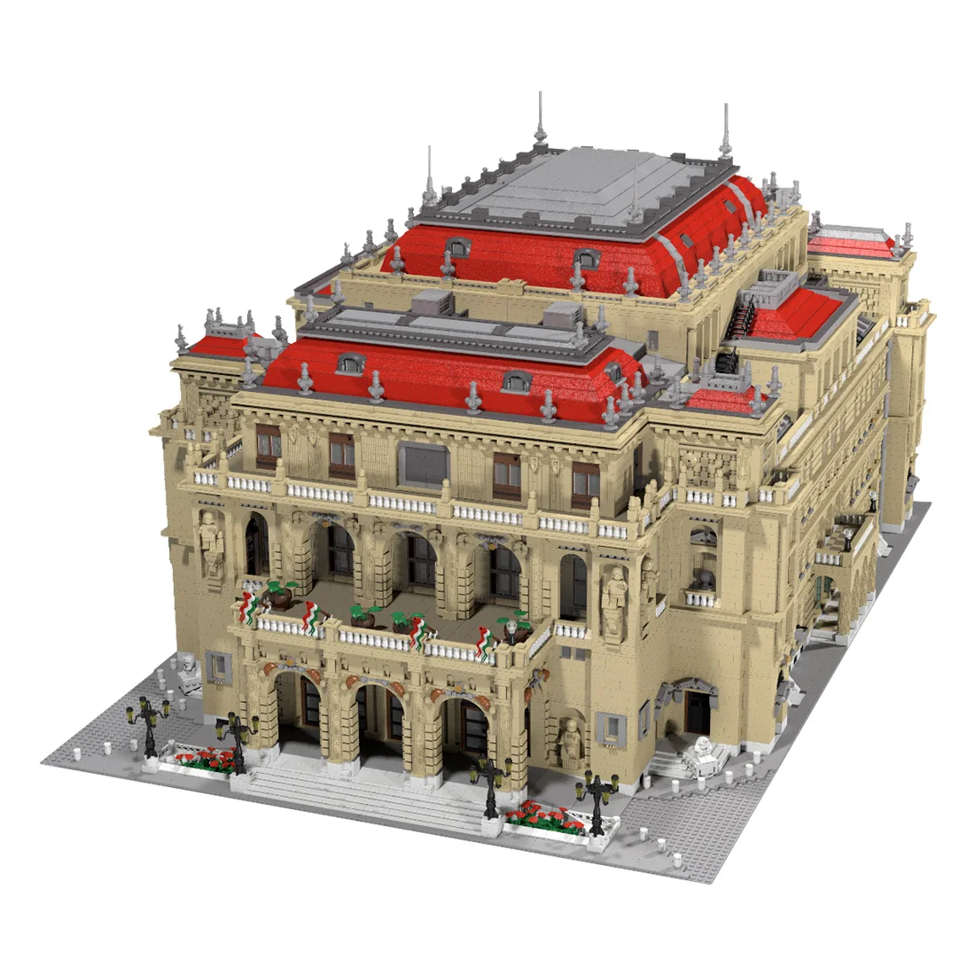 

Authorized Hungarian State Opera Model Street View MOC Building Blocks Toys Set (53901PCS)