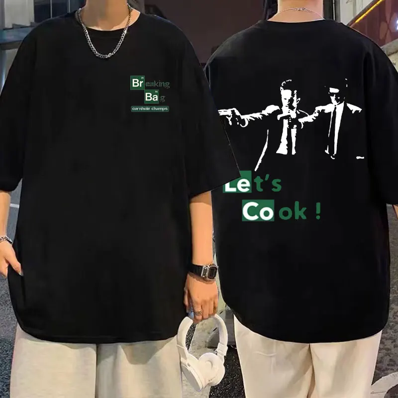 

Hot Sale New TV Series Breaking Bad Walter White Jesse Pinkman Print T Shirt Heisenberg Tshirt Men Women Fashion Casual T-shirts