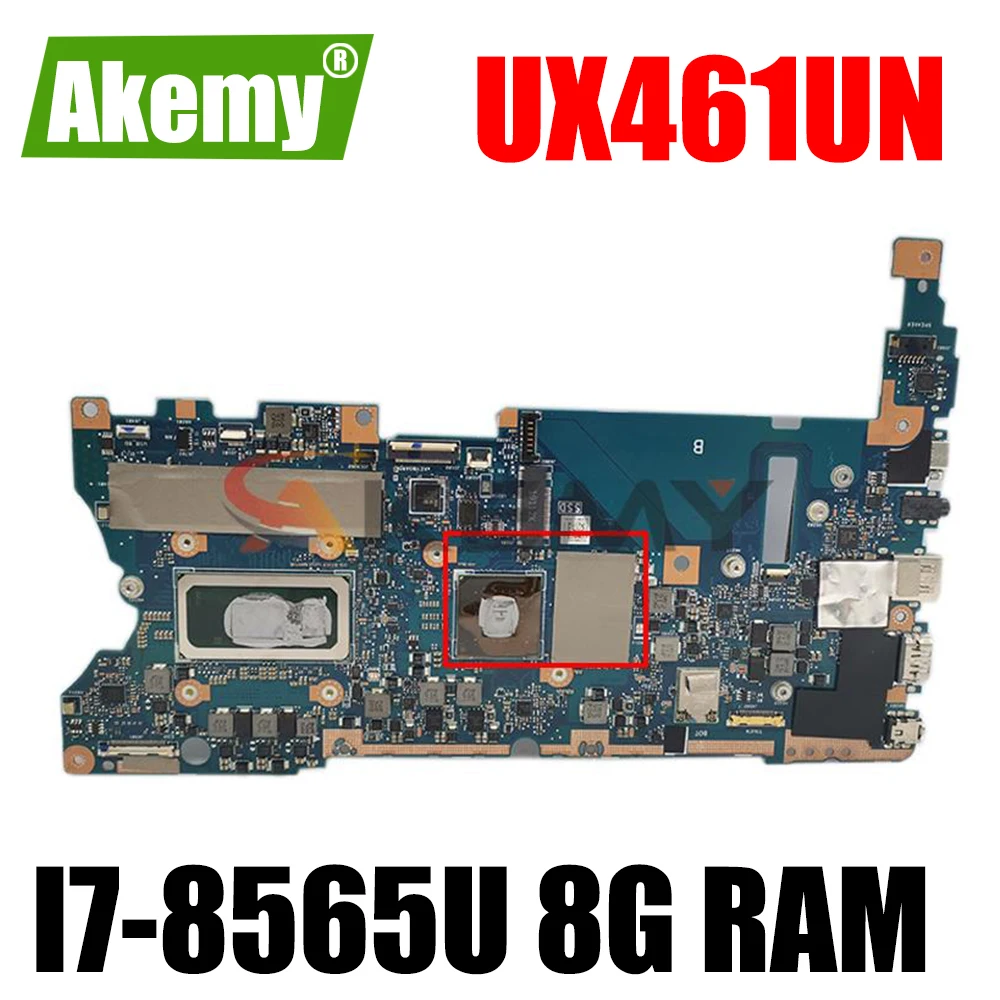 

Akemy UX461UN motherboard W/ I7-8565U 8G RAM with GPU For ASUS UX461UN UX461 UX461U Motherboard