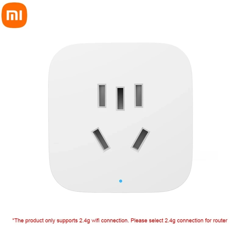 Умная розетка Xiaomi Mijia 3, Wi-Fi сетевой адаптер с дистанционным управлением, работает с приложением Mi home