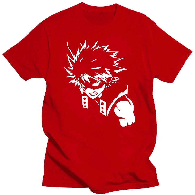 Классическая футболка Katsuki Bakugo Kacchan лучшие женские футболки 90-х годов забавная в