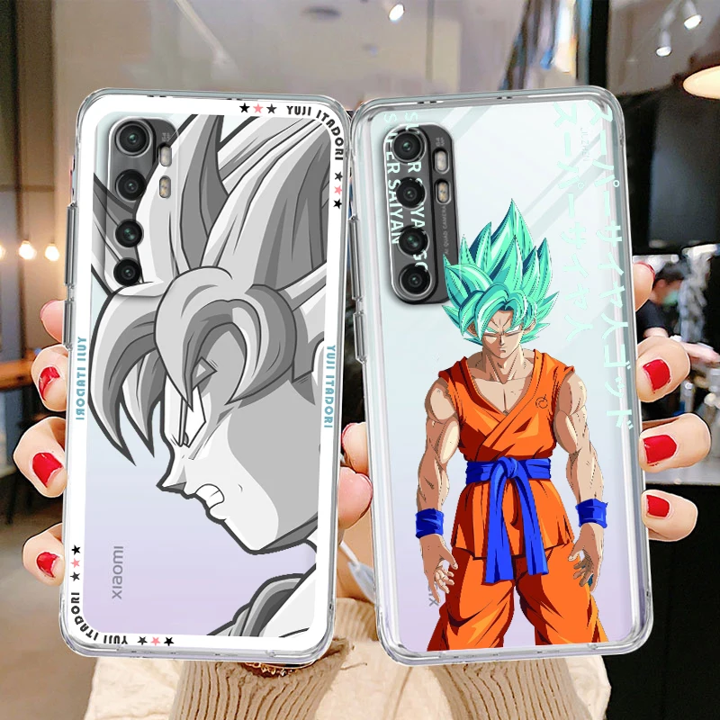 

D-Dragon B-Ball Anime Comics Transparent Phone Case For Xiaomi Mi 13 12T 12S 12X 12 11 11T 11i 10T 10 9 8 Pro Lite Ultra 5G