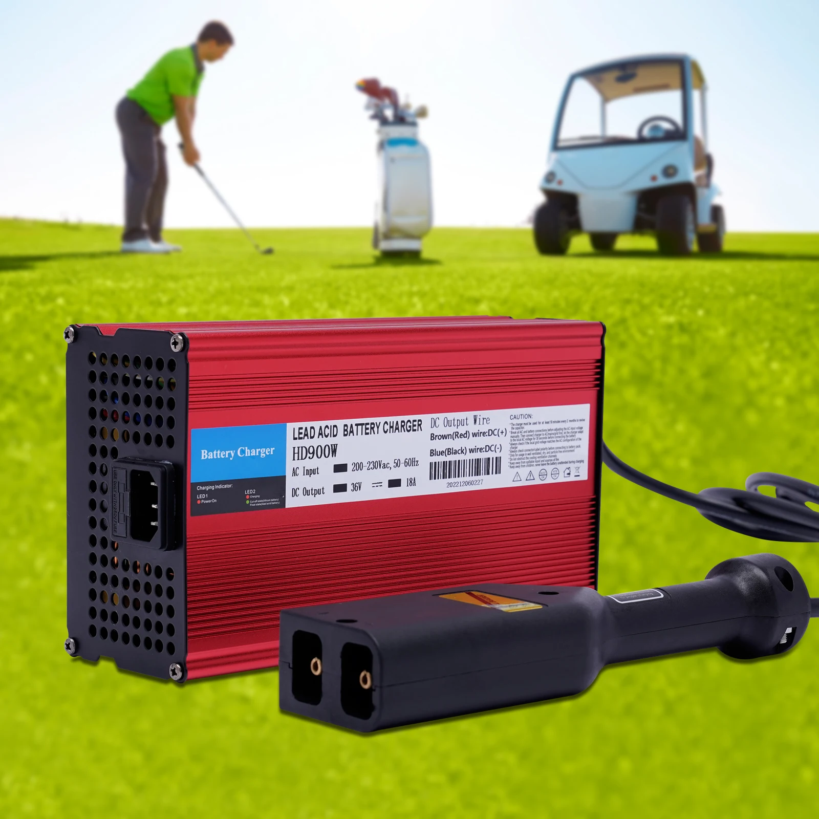 

Зарядное устройство для батарей 36 В, 18 А, для EzGo TXT, зарядное устройство для гольф-тележек, Powerwise D Plug, RV, мотоцикла, гольф-тележек, электровелосипеда, быстрые умные зарядные устройства