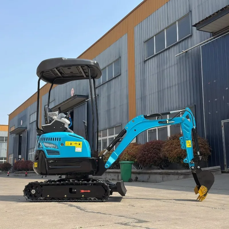 Фото Гидравлический мини-экскаватор с двигателем Kubota/Yanmar и навесным оборудованием, малогабаритный гусеничный экскаватор для сельского хозяйства и строительных проектов №3