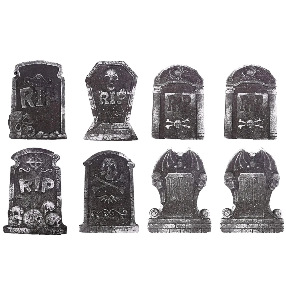 

Tombstone Decorations Tombstones Yardgravestones Headstones Graveyard Props Froth Mock Outdoor Fake Graves Gravestone House