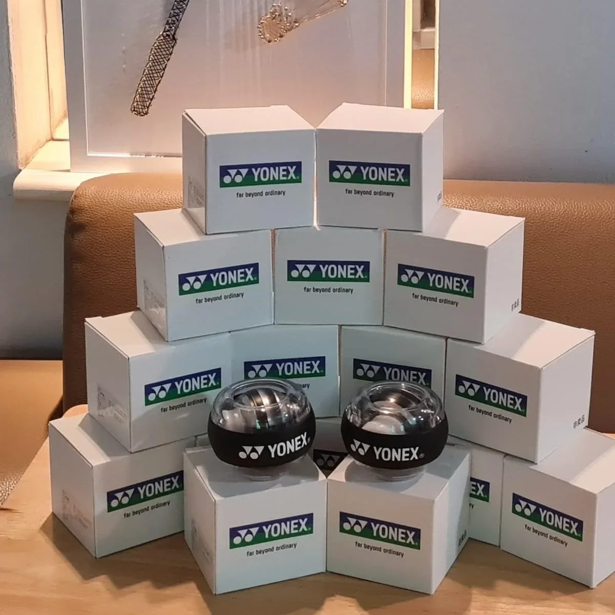 YONEX гироскопический мощный мяч для запястья самозапускающийся рук тренажер силы