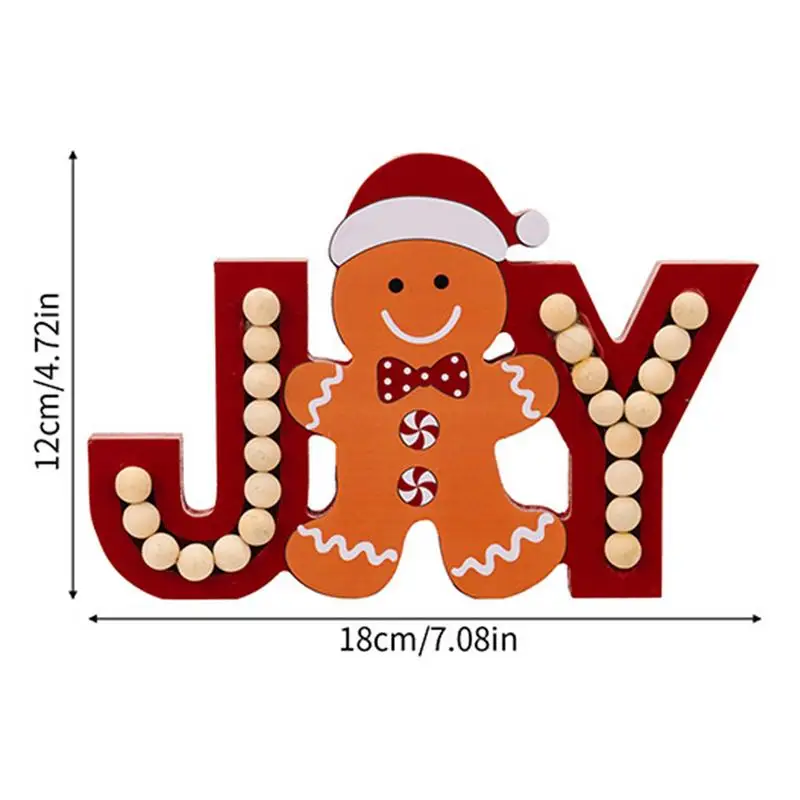 Милые гномы для стола JOY рождественские деревянные фигурки стол Центральная