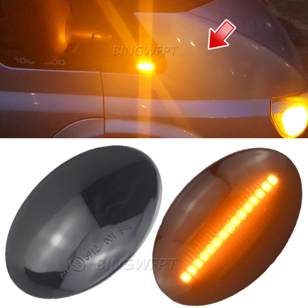 Для Fiat 500 Ford KA Lancia Lybra Ypsilon Maserati GranCabrio Granturis светодиодный указатель поворота