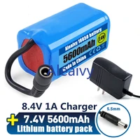 7 4v8 4v 5600mah 18650 battery for t188 t888 2011 5 v007 c18 h18 so on remote control rc fishing bait boat parts with charger