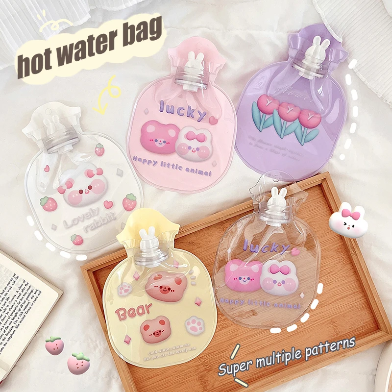 

Сумка для горячей воды из ПВХ, прозрачная, с рисунком из мультфильмов