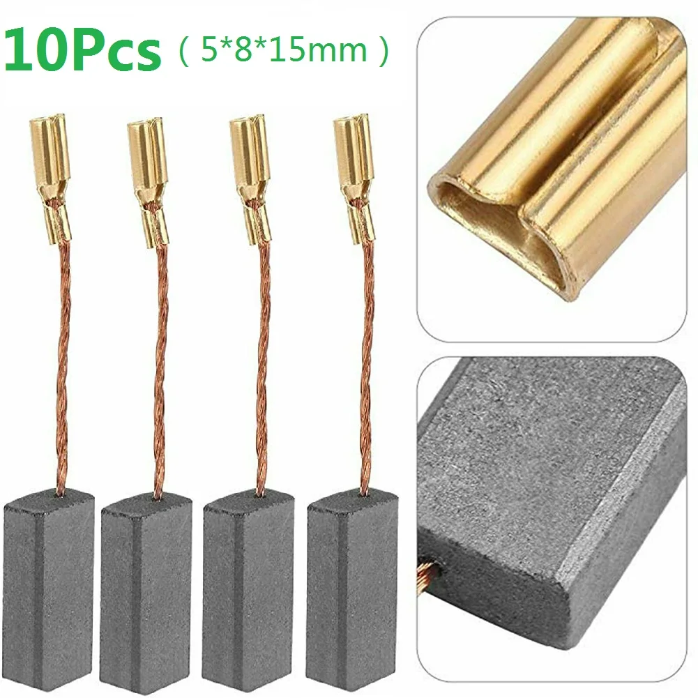 

10 шт./набор, угольные щётки для Bosch, 15X8X5 мм