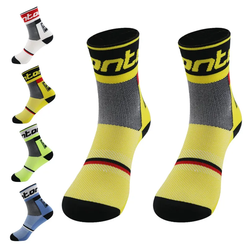 

New Cycling Socks Men Outdoor Mount Sports Wearproof Bike Footwear For Road Bike Socks Running Socks