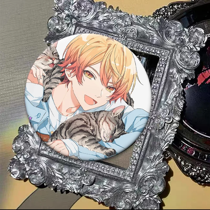 Фото Проект Sekai ‌ ‌ PJSK ‌   Аниме Pins Otori Emu Aoyagi Toya ‌   Броши Shinonome Akito, милый круглый значок с героями мультфильмов, аксессуары для рюкзака №3