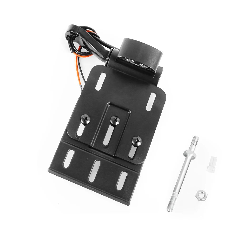 

Боковой держатель номерного знака мотоцикла, кронштейн светодиодного дисплея для Harley Sportster XL883 XL1200 Dyna Low Rider FXDLS Street Bob FXDB