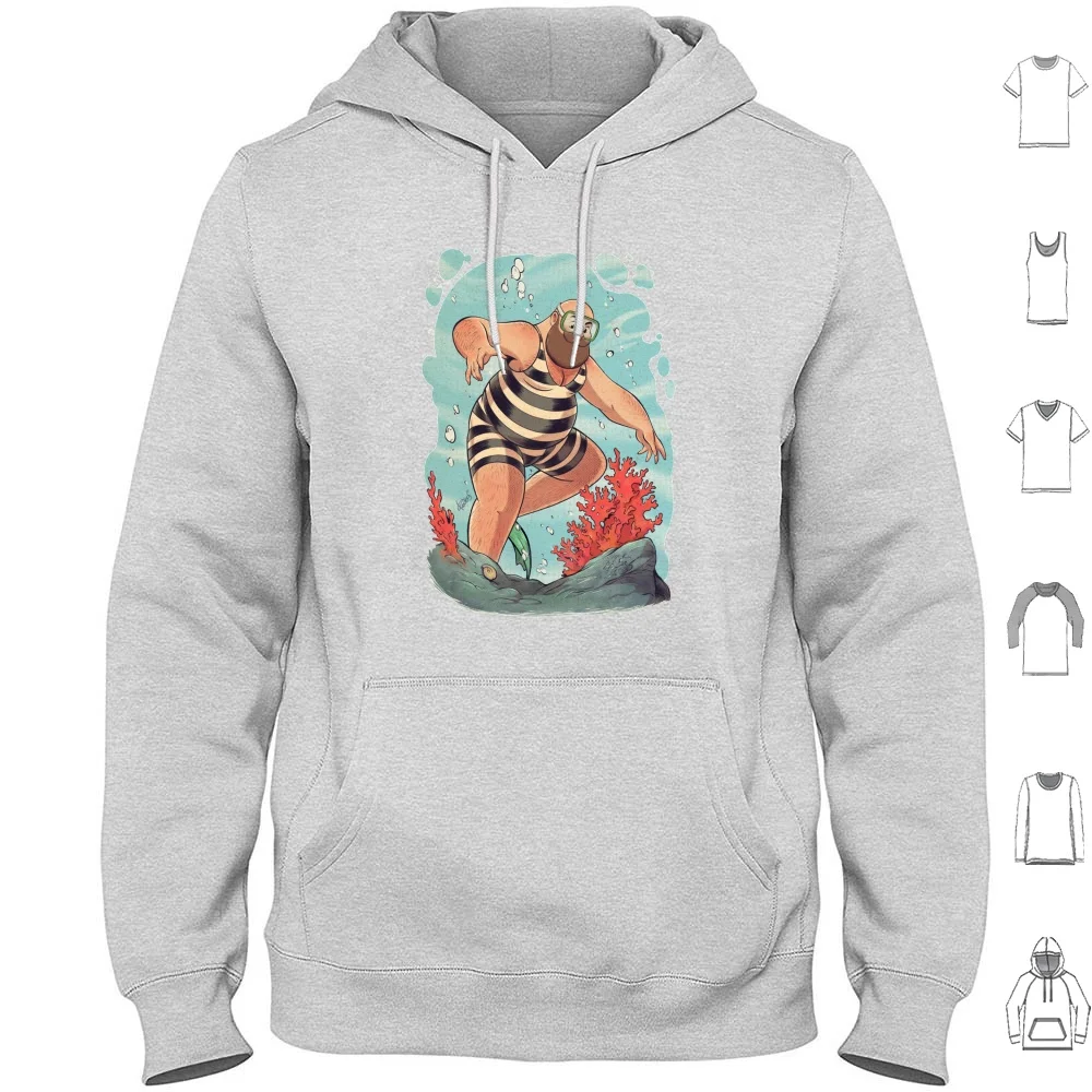 

The Warm Calendar 2020 October Hoodies Long Sleeve October Redisoj Beard Bear Love Lovewins Bara Sea Swimsuit Dive