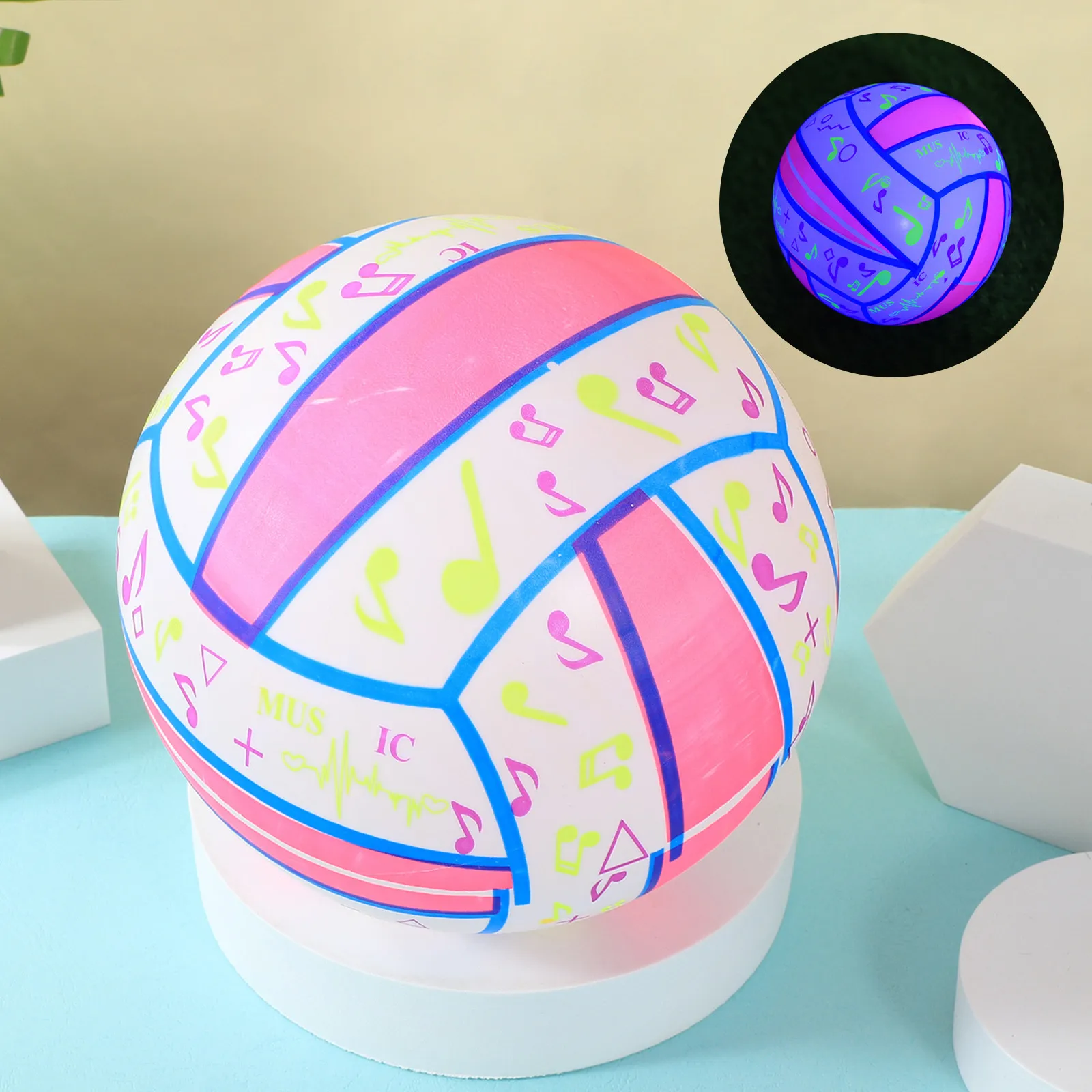 

Toy -flashing Football Multi-function Luminous Ball Children Ball Colorful -ball Soft Plastic