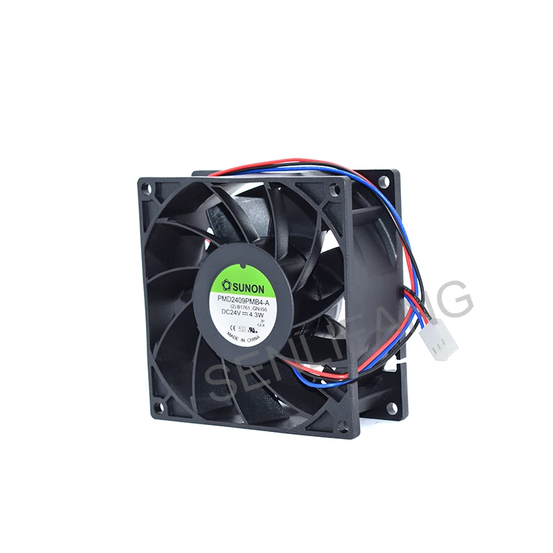 Хорошо протестированный Новый Кулер PMD2409PMB4 24 В 4,3 Вт для 3-проводного охлаждения Sunon, вентилятор 90*90*38 мм