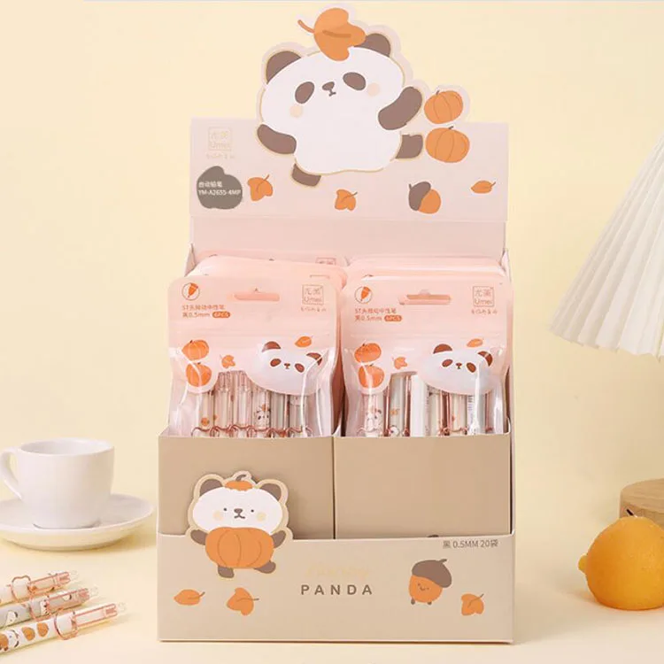 

Карандаш автоматический с зажимом панды, 0,5 мм, 36 шт./партия