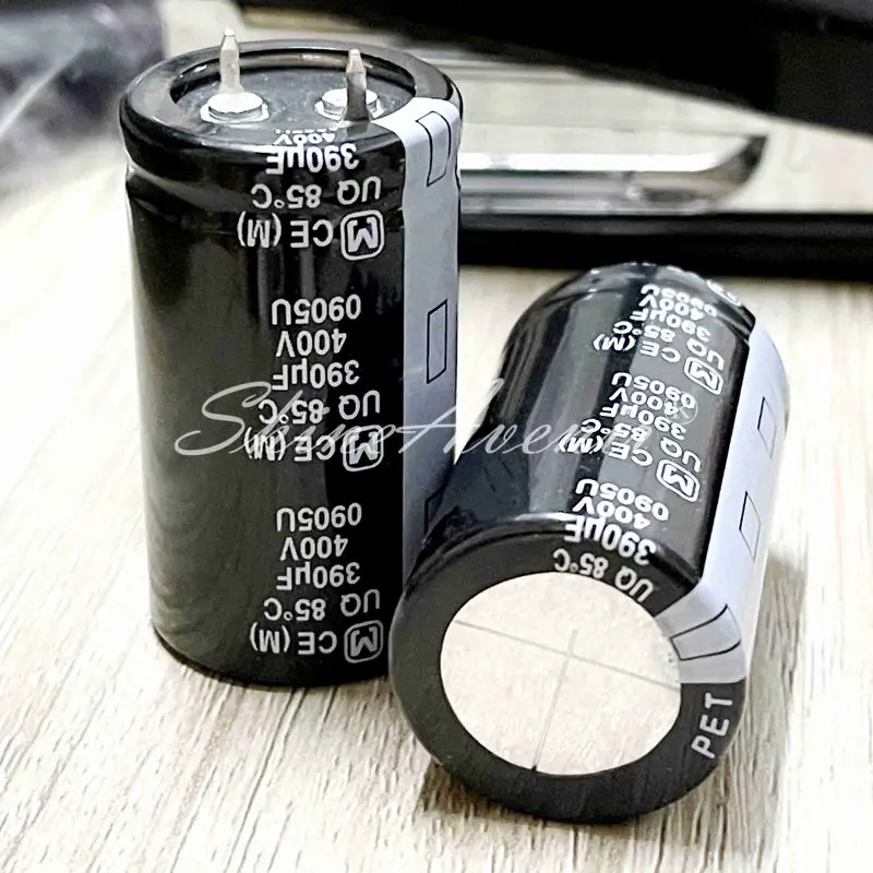 5 шт. 400V390UF UQ 25*45 85 ℃ Алюминиевые Электролитические Конденсаторы высокая частота