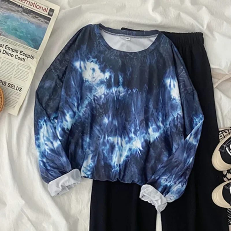 Универсальная женская футболка средней длины с длинным рукавом свободный крой