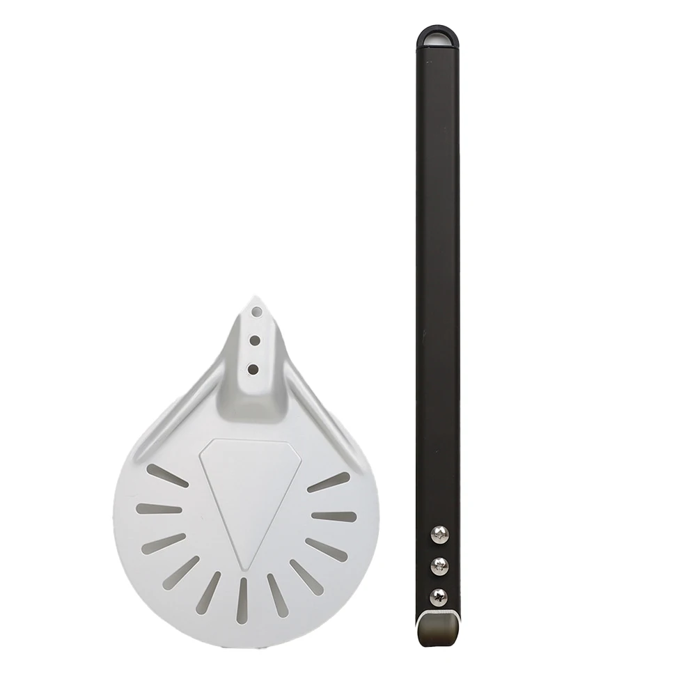

1 Pcs Aluminum Perforated Pizza Shovel Peel With Detachable Handle Nonstick Oven Baking Paddle Spatula Turners Accessories