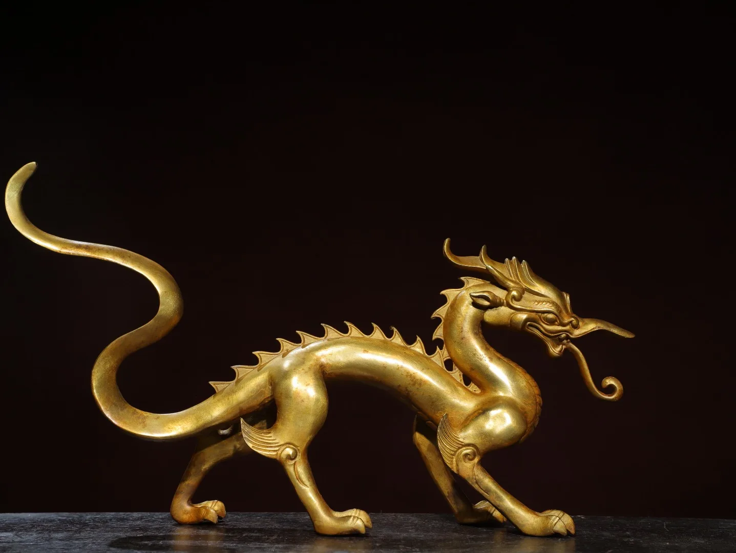 Коллекция тибетских храмов 13 дюймов старинная бронзовая позолоченная статуя