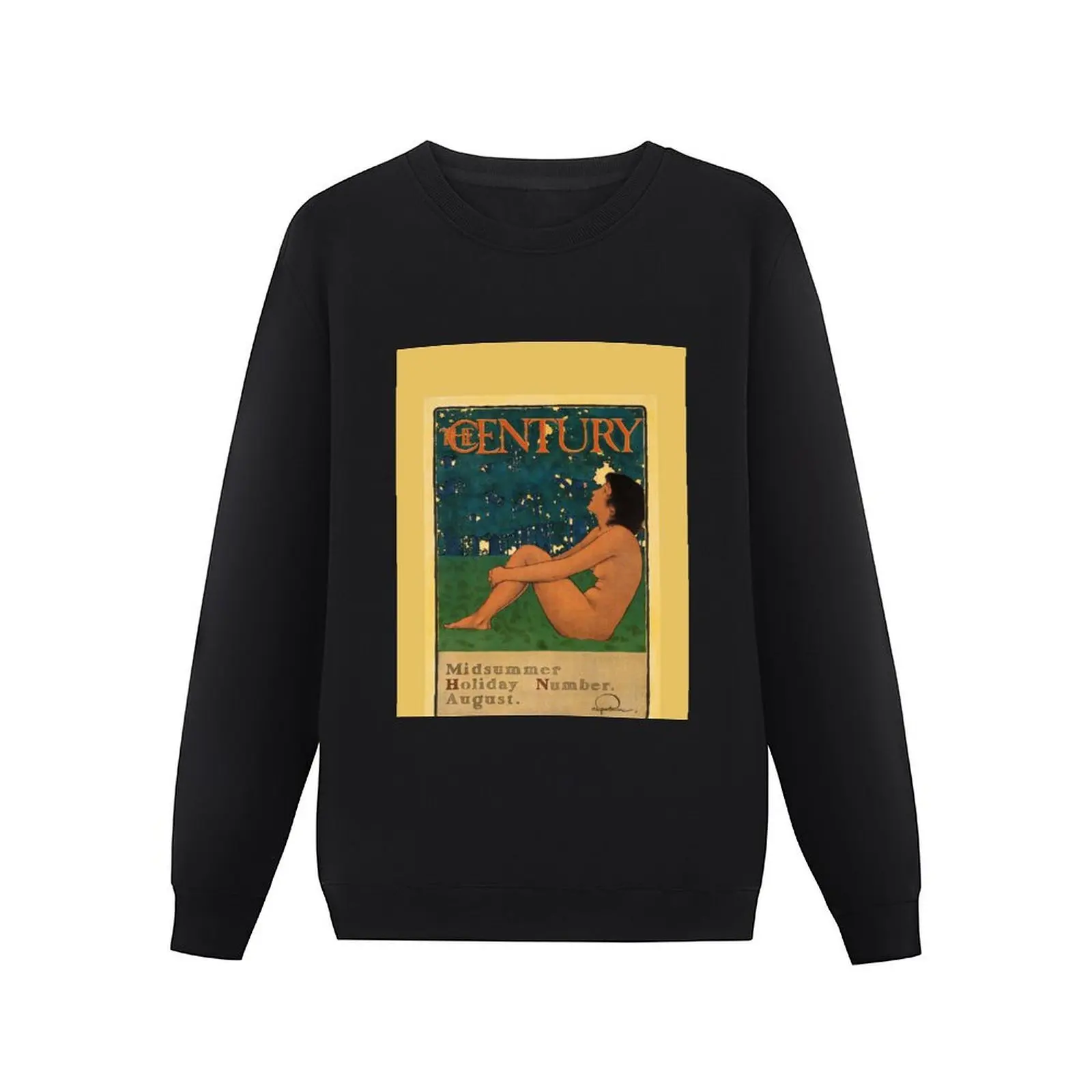 The Century - Номер праздника середины лета Август Maxfield Parrish Pullover Hoodie мужская одежда