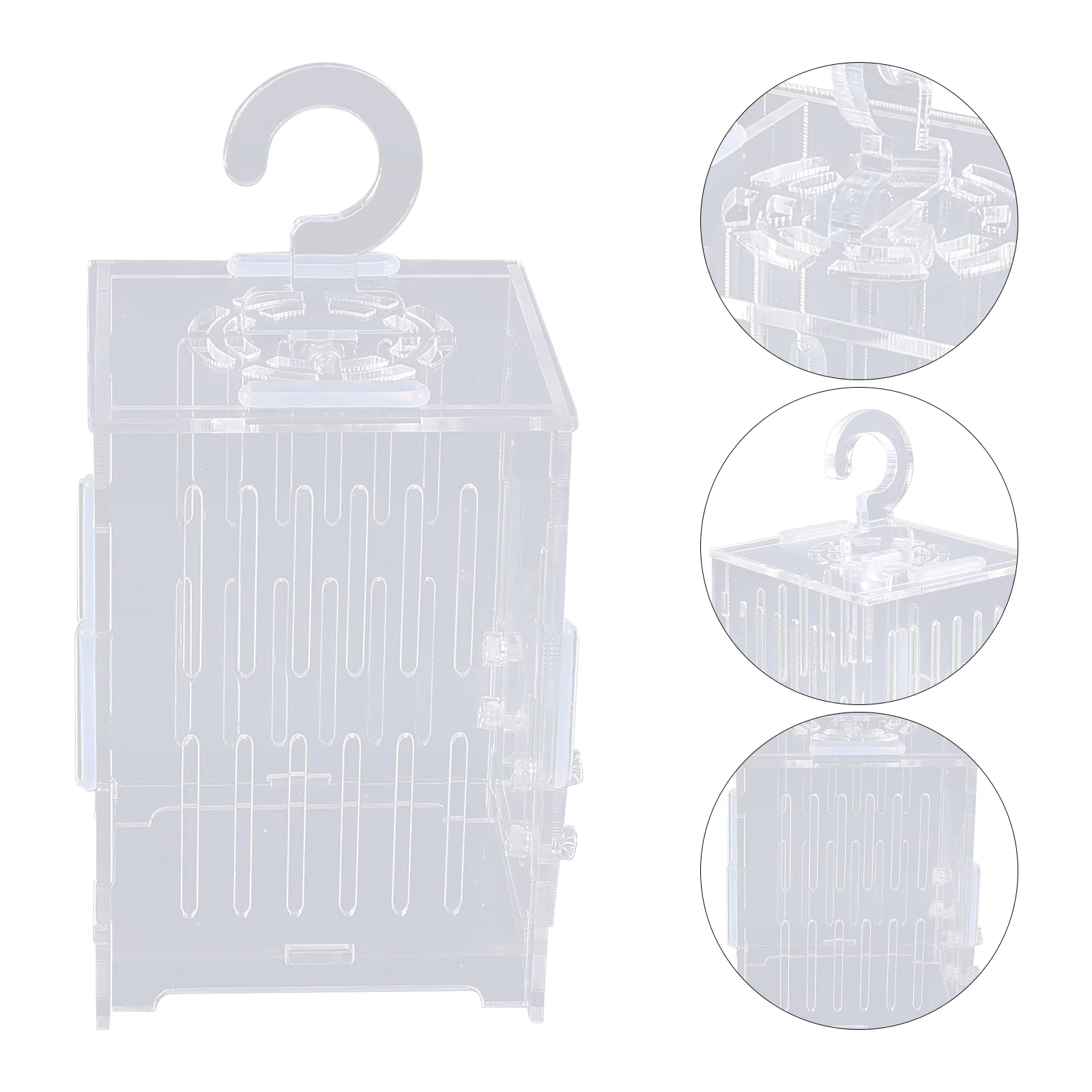 

1PC Acrylic Mini Cage House Observation Box Butterflies Cage Box