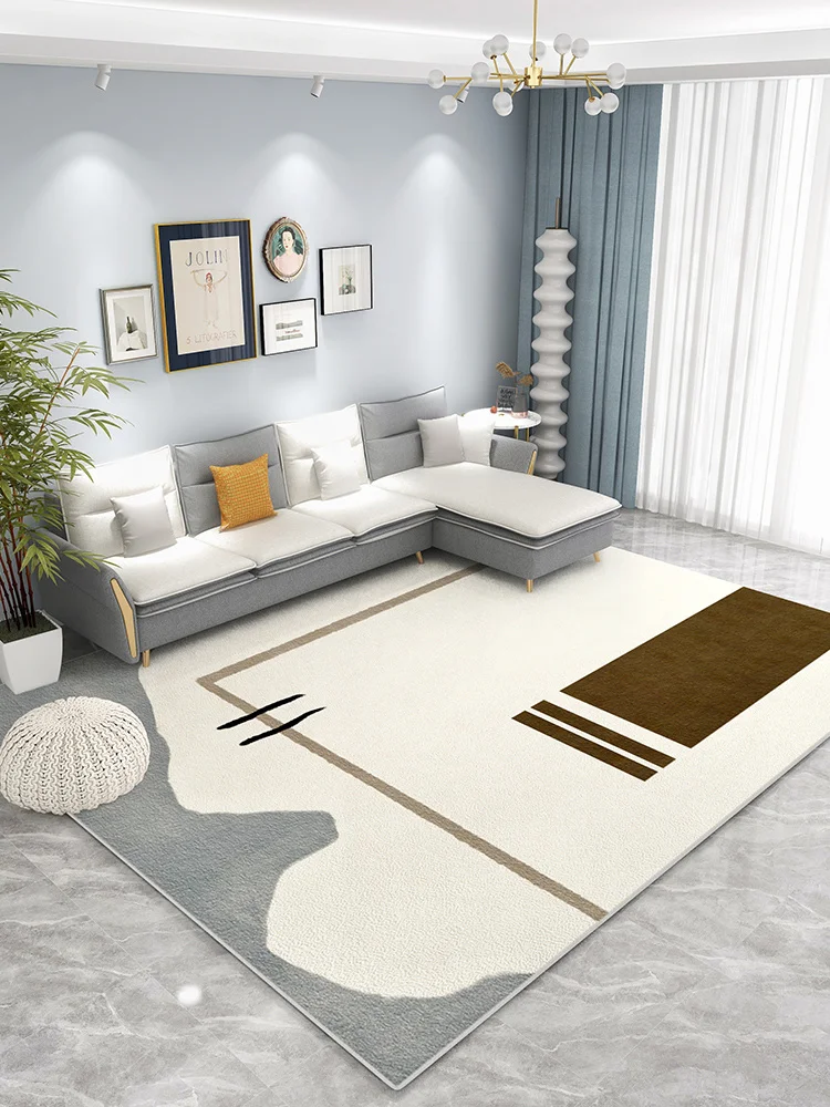 

Modern simple living room light luxury high sense sofa tea table carpet thickened short velvet bedroom bedside mattress