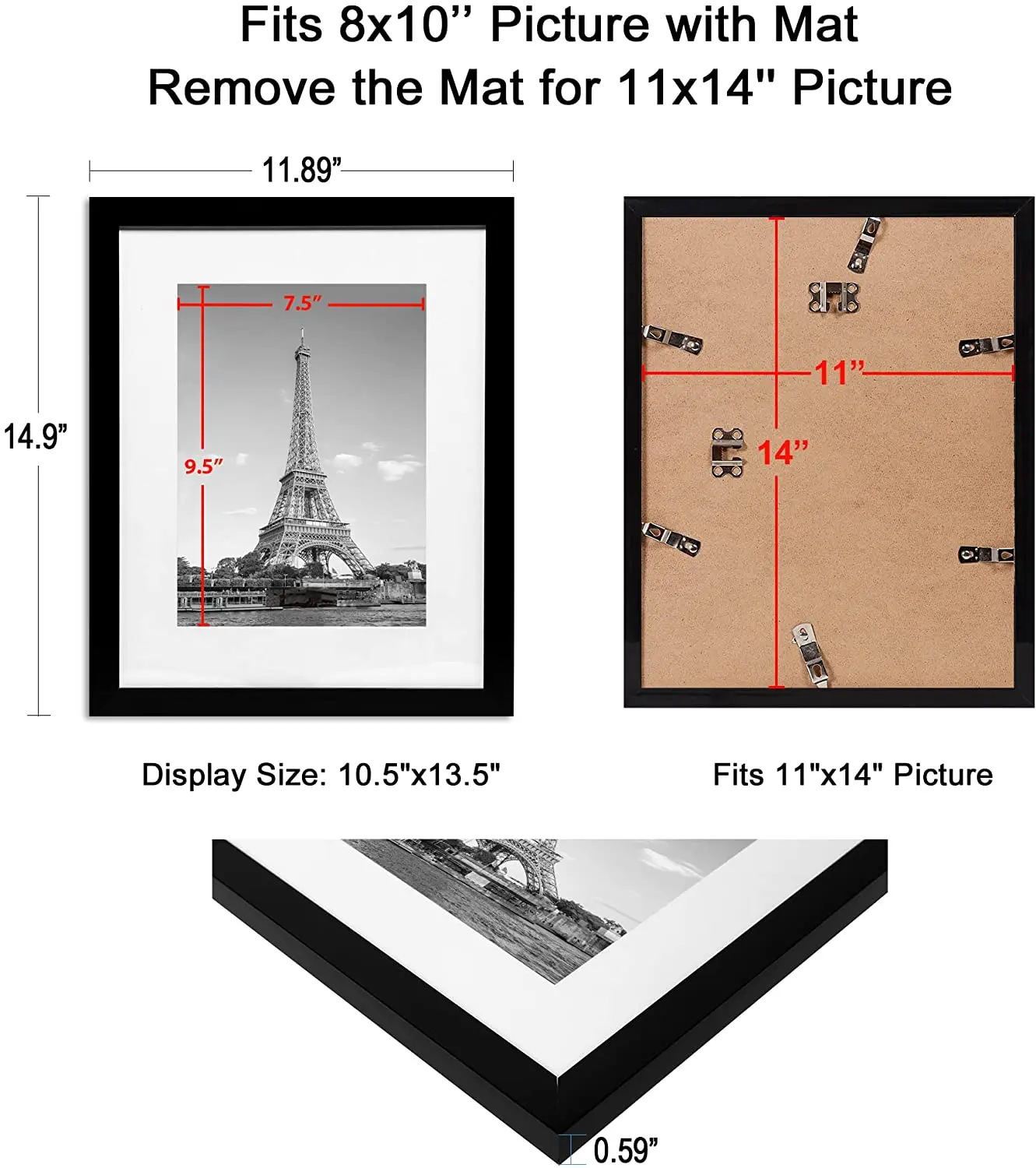 Фоторамка для фотографий 5x7/8x1/11x14 |