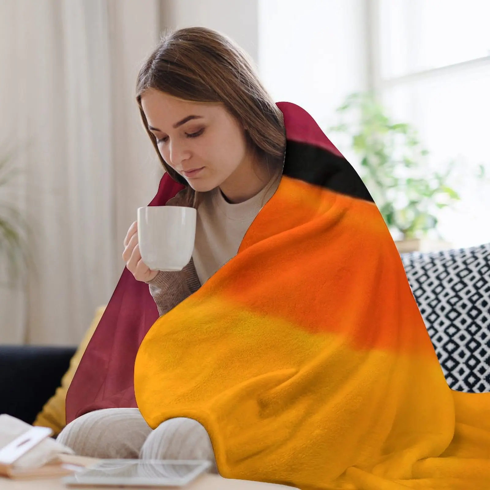 Марк Ротко живопись красочные произведения искусства Плед Покрывала на зиму