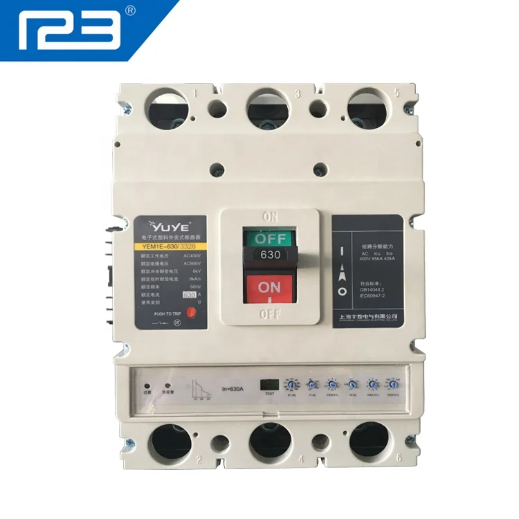 

OEM YUYE YEM1E-630/3P 3-полюсный/4-полюсный Mccb 200amp автоматический выключатель, автоматический выключатель воздуха