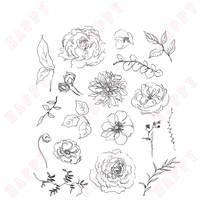 arrival new floral elements stamps scrapbook diy decoration diary craft embossing background template greet card handmade 2022