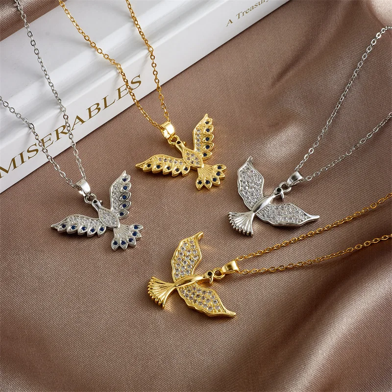 Крутой Блестящий Циркон брикет для женщин и мужчин цепочка из нержавеющей стали