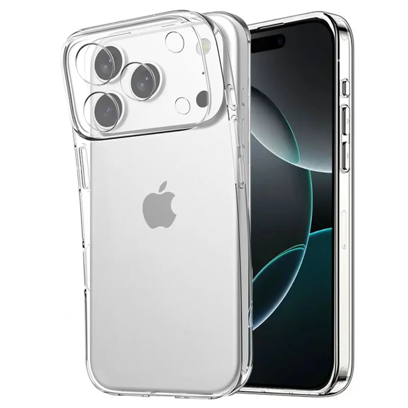 Ultra Thin Clear TPU Phone Cases For iPhone 17 16 15 14 13 12 11 Pro Max Plus 17 Air 16E XR XS Max Transparent Silicone Cover