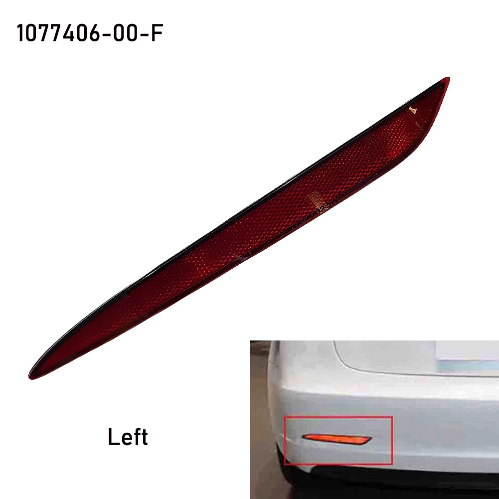 

Lamp Light Lens Rear Bumper Reflecto 1077406-00-F Brand New Durable High Quality Lamp Light Left For Tesla Model 3