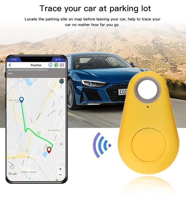 

Anti-lost Keychain Key Finder Device Mobile Phone Lost Alarm Bi-Directional Finder Artifact Smart Tag GPS Tracker