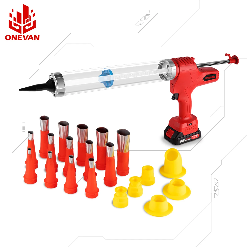 Электрический пистолет для герметизации, 6 скоростей, 10000N