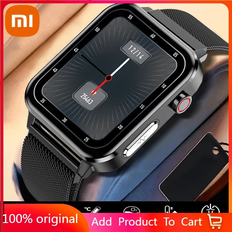 

Xiaomi ECG+PPG Smart Watch Men Blood Pressure Body Temperature Heart Rate IP68 Waterproof Wireless Charger Smartwatch Men