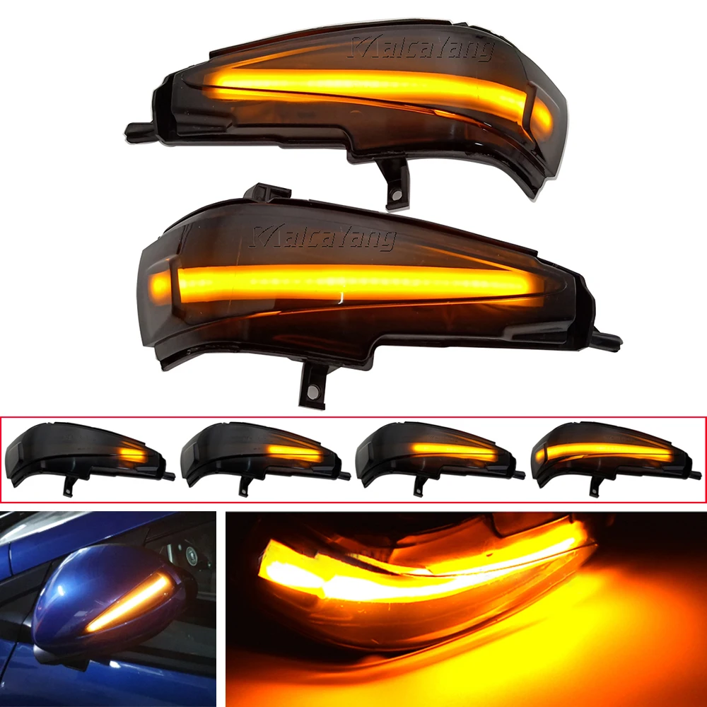 

For Honda Civic 8 Sedan FA FD Coupe FG1 FG2 Mk8 FA1 FA2 FA3 FD1 FD2 3 4 5 2005-2011 2pcs Dynamic LED Turn Signal Blinker Light