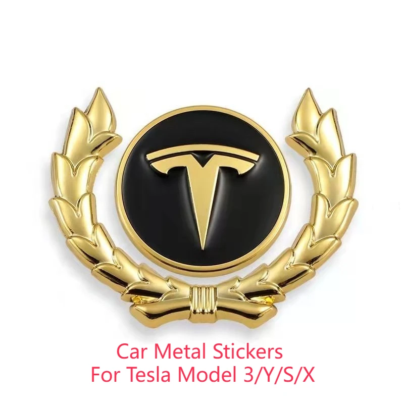 

Металлическая Автомобильная наклейка подходит для Tesla Model 3/Y/S/X, стерео, передний корпус, задняя дверь, кузов автомобиля, Модифицированная Автомобильная наклейка